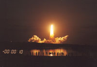 10 seconds after liftoff (Art Shotwell photo)