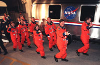 Crew walkout (NASA photo)